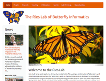Tablet Screenshot of butterflyinformatics.org